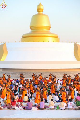 ภาพ No.116711:พิธีต้อนรับพระธรรมยาตรา ปีที่ 12 ณ อนุสรณ์สถานบางปลา จ.นครปฐม วันที่ 21 มกราคม พ.ศ. 2567