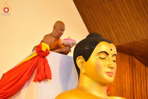 ภาพ No.210756:วันพฤหัสบดีที่ 13 มีนาคม พ.ศ. 2568  สมโภชพระประธานอุโบสถวัดป่าอุบลแก้ว จังหวัดอุบลราชธานี