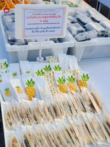 ภาพ No.193807:สาธุชนถวายภัตตาหารเป็นสังฆทาน แด่พระธรรมยาตรา ณ อนุสรณ์สถานมหาวิหารพระมงคลเทพมุนี (โลตัสแลนด์) อ.สองพี่น้อง จ.สุพรรณบุรี ในโครงการธรรมยาตรา กตัญญูบูชา มหาปูชนียาจารย์ พระมงคลเทพมุนี(สด จนฺทสโร) พระผู้ปราบมาร ปีที่ 13 วันที่ 12 มกราคม พ.ศ.2568