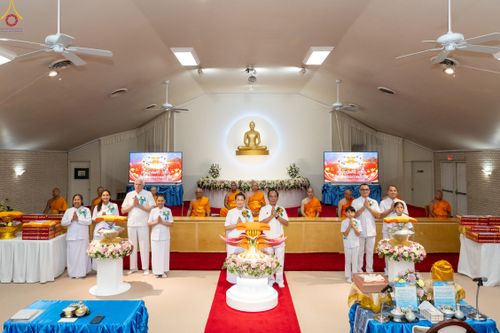ภาพ No.284375:วันอาทิตย์ที่ 19 ตุลาคม พ.ศ.2568  พิธีทอดกฐินสามัคคี ณ วัดพระธรรมกายเท็กซัส สหรัฐอเมริกา