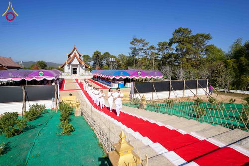 ภาพ No.309289:วันเสาร์ที่ 7 กุมภาพันธ์ พ.ศ.2569 พิธีบรรจุพระบรมสารีริกธาตุ ประดิษฐาน  ณ เจดีย์วัดทุ่งเจริญธรรม อ.อมก๋อย จ.เชียงใหม่