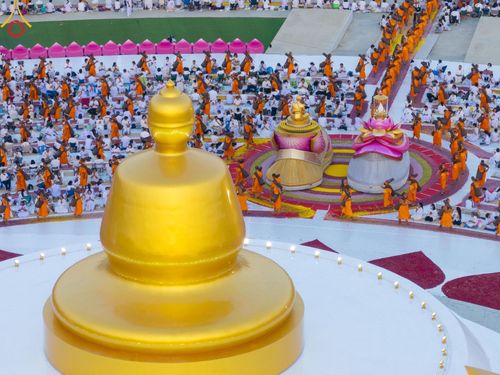 ภาพ No.116736:พิธีต้อนรับพระธรรมยาตรา ปีที่ 12 ณ อนุสรณ์สถานบางปลา จ.นครปฐม วันที่ 21 มกราคม พ.ศ. 2567