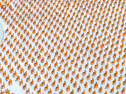 ภาพ No.118580:พิธีตักบาตรพระธรรมยาตรา ปีที่ 12 ณ อนุสรณ์สถานลำดับที่ 5 สถานที่เผยแผ่วิชชาธรรมกายครั้งแรก อนุสรณ์สถานบางปลา จ.นครปฐม วันที่ 25 มกราคม พ.ศ. 2567