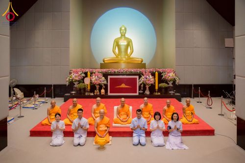 ภาพ No.223685:วันที่ 11 พฤษภาคม พ.ศ. 2568 พิธีบรรพชาของอุบาสก พิสิทธิ์ หมื่นแกล้ว  ณ วัดพระธรรมกาย