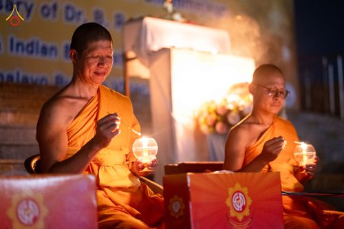 ภาพ No.321713:วันที่ 12 เมษายน พ.ศ.2569 วัดพระธรรมกาย ร่วมกับพุทธสภาแห่งอินเดีย ถวายมหาสังฆทาน 135 วัด ดร.ภีมราว รามชี อัมเบดการ์ (Dr. B.R. Ambedkar) รัฐบุรุษผู้ฟื้นฟูพระพุทธศาสนา ณ วัดพุทธสันติวันธรรมชัย เมืองนาคปูร์ รัฐมหาราษฏระ สาธารณรัฐอินเดีย