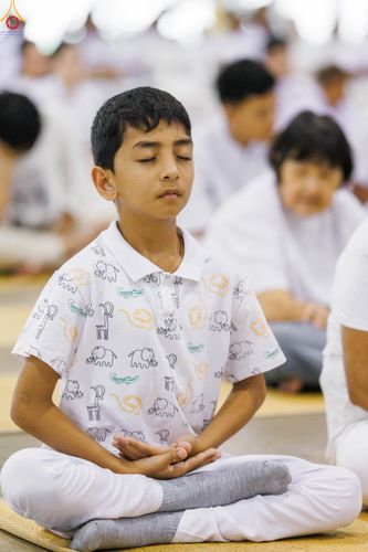 ภาพ No.337848:วันอาทิตย์ต้นเดือน 5 กรกฎาคม พ.ศ.2569 พิธีบูชาข้าวพระ ณ สภาธรรมกายสากล วัดพระธรรมกาย