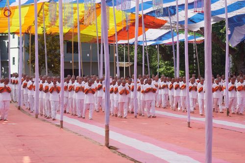 ภาพ No.64675:พิธีบรรพชาสามเณร โครงการบรรพชาสามเณร 500 รูป ประเทศบังกลาเทศ วันที่ 22 พฤศจิกายน พ.ศ. 2565