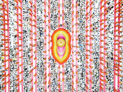 ภาพ No.69610:พิธีตักบาตรพระธรรมยาตราฯ ในโครงการธรรมยาตรากตัญญูบูชา มหาปูชนียาจารย์ พระมงคลเทพมุนี(สด จนฺทสโร) พระผู้ปราบมาร ปีที่ 11 ณ อนุสรณ์สถานลำดับที่ 1 สถานที่เกิดด้วยรูปกายเนื้อ อนุสรณ์สถานมหาวิหารพระมงคลเทพมุนี อ.สองพี่น้อง จ.สุพรรณบุรี