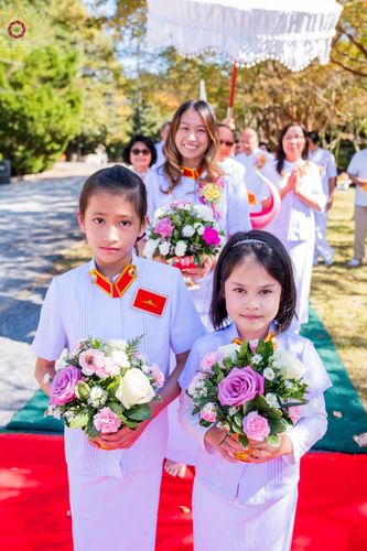 ภาพ No.63993:พิธีทอดกฐินสามัคคี ประจำปีพุทธศักราช 2565 ณ วัดพระธรรมกายจอร์เจีย ประเทศสหรัฐอเมริกา วันอาทิตย์ที่  23  ตุลาคม  พ.ศ. 2565