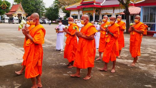 ภาพ No.66259:พิธีอุปสมบทวัดแพรก อ.บางกรวย จังหวัดนนทบุรี รับบุญจัดงานโดยสำนักต่างประเทศ เมื่อวันที่ 7 ธันวาคม พ.ศ. 2565