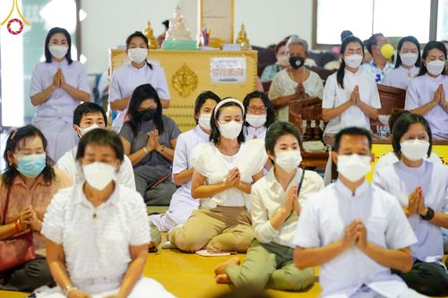 ภาพ No.64816:พิธีทอดกฐินสามัคคีทั่วไทย 5,000 วัด โดยคณะศิษยานุศิษย์วัดพระธรรมกาย น้อมบูชาธรรม 78 ปี หลวงพ่อธัมมชโย  วันจันทร์ที่ 7 พฤศจิกายน พ.ศ. 2565  ณ วัดสระบัว อำเภอธัญบุรี จังหวัดปทุมธานี