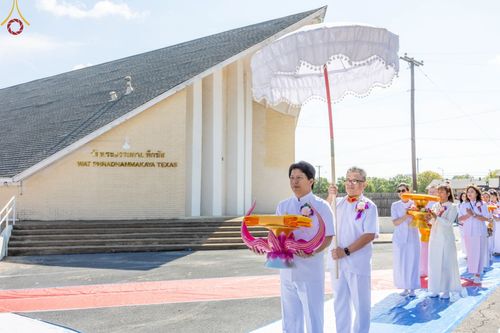 ภาพ No.64153:พิธีทอดกฐินสามัคคี เพื่อการเผยแผ่วิชชาธรรมกายและมหาปฏิสังขรณ์ วัดพระธรรมกายเท็กซัส ประเทศสหรัฐอเมริกา วันอาทิตย์ที่ 30 เดือนตุลาคม พ.ศ. 2565