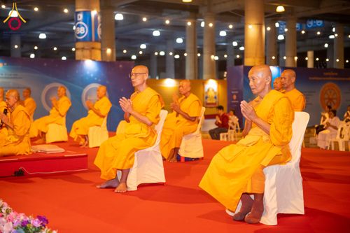 ภาพ No.317722:วันพฤหัสบดีที่ 2 มีนาคม พ.ศ. 2569 พิธีฉลองชัยชิตังเม สวดธัมมจักกัปวัตนสูตร ครบ 8,252,828,282 จบ ในวันขึ้น 15 ค่ำ เดือน 5 ณ วัดพระธรรมกาย จังหวัดปทุมธานี