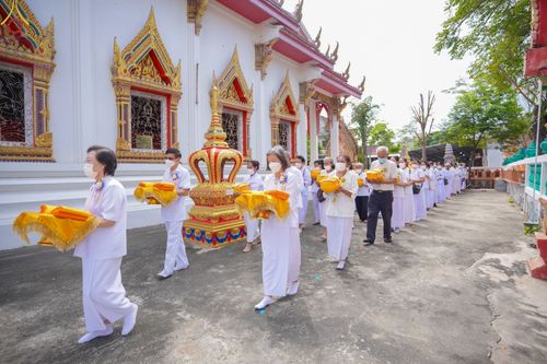ภาพ No.66075:พิธีอุปสมบทวัดใหม่นพรัตน์ อ.สองพี่น้อง จ.สุพรรณบุรี รับบุญจัดงานโดยสำนักการศึกษา เมื่อวันที่ 7 ธันวาคม พ.ศ. 2565
