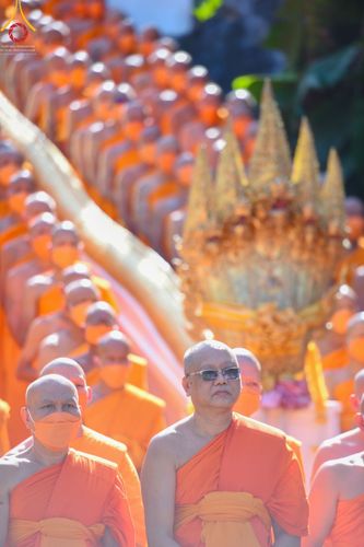 ภาพ No.67795:พิธีเจริญพระพุทธมนต์และถวายภัตตาหารเป็นสังฆทาน วันศุกร์ที่ 9 ธันวาคม พ.ศ. 2565 โครงการอุปสมบท รุ่นบูชาธรรมมหาปูชนียาจารย์ ณ วัดพระพุทธบาทราชวรมหาวิหาร อ.พระพุทธบาท จ.สระบุรี