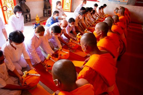 ภาพ No.67343:พิธีอุปสมบทวัดคู่สร้าง อ.พระสมุทรเจดีย์ จ.สมุทรปราการ รับบุญจัดงานโดย สำนักกัลยาณมิตรสากล กองนครหลวง 6 เมื่อวันที่ 9 ธันวาคม พ.ศ. 2565