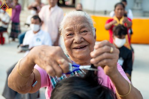 ภาพ No.127666:Photo Story ปฐมบรรพชาชาวพุทธมาร์มา Episode 2/5 วันที่ 6-7 กุมภาพันธ์ พ.ศ. 2567  โครงการบรรพชาครั้งประวัติศาสตร์ แห่งเทือกเขาจิตตะกอง  ครั้งแรกของชาวพุทธมาร์มา บังกลาเทศ บูชาธรรม 80 ปีหลวงพ่อธัมมชโย ณ วัดธัมจักร อรัญกุฏิ เมืองรัมการ์ คาร์กาชารี บังกลาเทศ