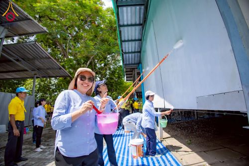 ภาพ No.226792:กิจกรรมจิตอาสาพัฒนา “เราทำความ ดี ด้วยหัวใจ” เนื่องในโอกาสวันพระบาทสมเด็จพระปกเกล้าเจ้าอยู่หัว ณ วัดพระธรรมกาย อ.คลองหลวง จ.ปทุมธานี วันพุธที่ 28 พฤษภาคม พ.ศ. 2568