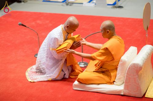 ภาพ No.223642:วันที่ 11 พฤษภาคม พ.ศ. 2568 พิธีบรรพชาของอุบาสก พิสิทธิ์ หมื่นแกล้ว  ณ วัดพระธรรมกาย