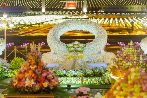 ภาพ No.244475:วันที่ 7 กันยายน พ.ศ. 2568 พิธีฉลองชัยสวดมนต์บทธัมมจักกัปปวัตตนสูตร 7,681,108,108 จบ ณ มหารัตนวิหารคด วัดพระธรรมกาย