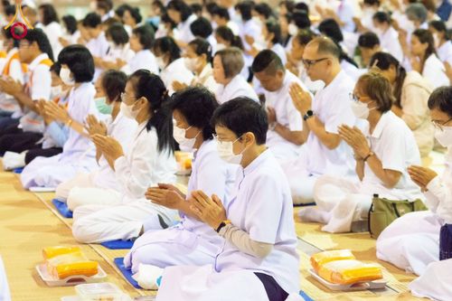 ภาพ No.121634:พิธีถวายภัตตาหารเป็นสังฆทาน แด่คณะพระธรรมยาตรา ปีที่ 12 วันที่ 31 มกราคม พ.ศ. 2567 ณ สภาธรรมกายสากล วัดพระธรรมกาย