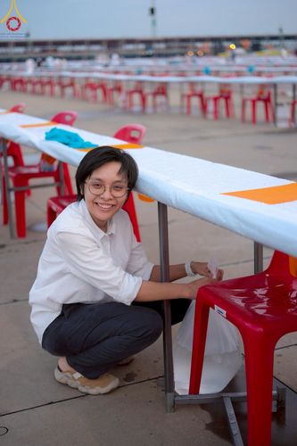 ภาพ No.218848:วันศุกร์ที่ 18 เมษายน พ.ศ. 2568 การเตรียมงานในลานธรรม , พระมหาธรรมกายเจดีย์ เพื่องานวันคุ้มครองโลก 22 เมษายน พ.ศ. 2568