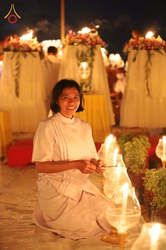 ภาพ No.76263:พิธีกลั่นแผ่นดินสร้างมหาเจดีย์ปัตตานี , พิธีตักบาตรแด่พระภิกษุสงฆ์ 159 รูป ,  พิธีทอดผ้าป่า , พิธีโปรยรัตนชาติ ,  พิธีจุดประทีปถวายเป็นพุทธบูชา ณ ศูนย์อบรมเยาวชนปัตตานี จ.ปัตตานี วันอาทิตย์ที่ 5 กุมภาพันธ์ พ.ศ.2566