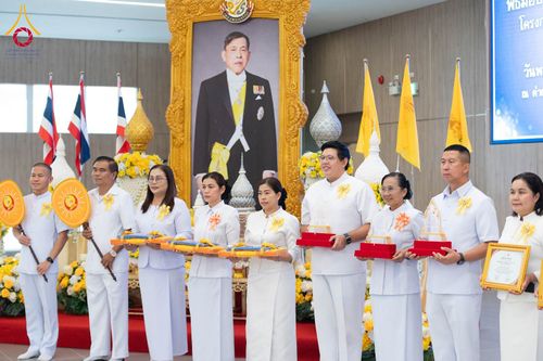 ภาพ No.346676:วันพฤหัสบดี 27 สิงหาคม พ.ศ.2569 พิธีมอบรางวัลแก่สามเณรทรงพระปาฏิโมกข์ปีที่ 4/2569