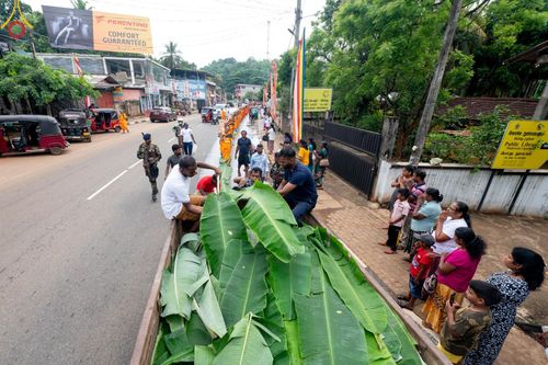 ภาพ No.140664:PhotoStory มหาศรัทธา ธรรมยาตราศรีลังกา EP.4 โครงการสยาม-ลังกา ธรรมยาตรา ฉลองเทศกาลวิสาขบูชาแห่งชาติ ศรีลังกา  บูชาธรรม 80 ปีหลวงพ่อธัมมชโย เส้นทางจาก เมืองดัมบูลลา ไปยัง เมืองมาตะเล  ตั้งแต่วันที่ 17-20 พฤษภาคม พ.ศ. 2567