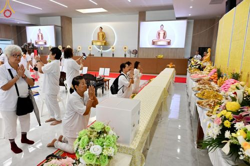 ภาพ No.148566:พิธีบุพเปตพลี, พิธีทอดผ้าป่า, พิธีไถ่ชีวิตโค 80 ตัว ให้ชีวิตสัตว์เป็นทาน ณ ศูนย์ปฎิบัติธรรมภาคใต้ อ.บางกล่ำ จ.สงขลา วันเสาร์ที่ 10 สิงหาคม พ.ศ. 2567