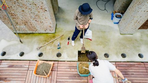 ภาพ No.137100:การเตรียมงาน ขุมหลุมเพื่อพิธีฝังลูกนิมิต ณ วัดพระธรรมกายโทชิหงิ ประเทศญี่ปุ่น วันพฤหัสบดีที่ 16 พฤษภาคม พ.ศ. 2567