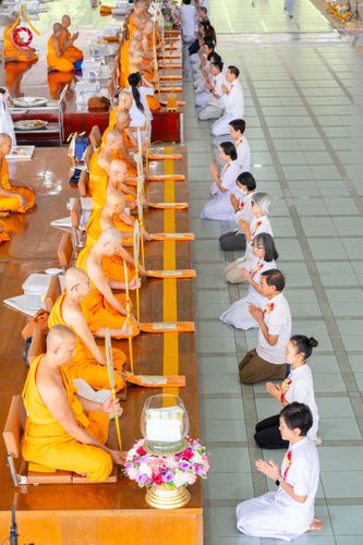 ภาพ No.209884:วันพุธที่ 26 กุมภาพันธ์ พ.ศ. 2568 พิธีบุพเปตพลี ครั้งที่ 159 ณ หอฉันคุณยายอาจารย์จันทร์ขนนกยูง วัดพระธรรมกาย