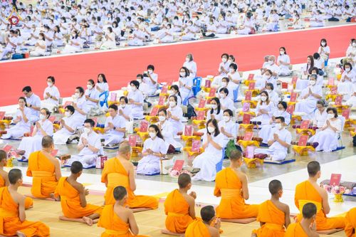 ภาพ No.80501:พิธีถวายทุนสนับสนุนการสร้าง พระไตรปิฎกฉบับธรรมชัย วันเสาร์ที่ 29 เมษายน พ.ศ. 2566 ณ สภาธรรมกายสากล วัดพระธรรมกาย