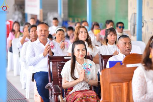 ภาพ No.104646:ทอดผ้าป่าสามัคคี เพื่อสมทบทุนสร้างหอฉัน ๑๑๓ ปี คุณยายอาจารย์มหารัตนอุบาสิกาจันทร์ขนนกยูง ครั้งที่ ๗ ในวันอาทิตย์ ที่ ๒๘ เมษายน พ.ศ. ๒๕๖๗ ณ ศูนย์การศึกษาจอมบึง ต.รางบัว อ.จอมบึง จ.ราชบุรี