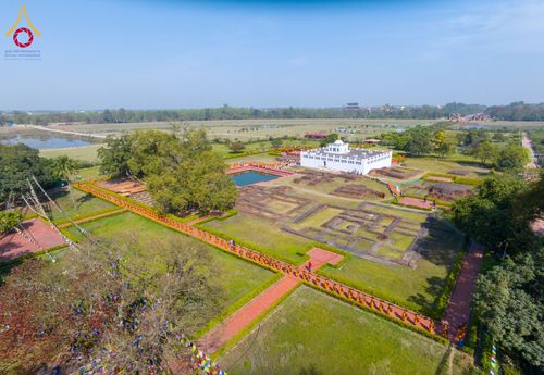 ภาพ No.132020:พิธีต้อนรับ พระ-สามเณร ธรรมยาตรา ในโครงการบรรพชา 1,250 รูป ณ แดนประสูติ สวนลุมพินี ประเทศเนปาล วันที่ 16-17 มีนาคม พ.ศ. 2567