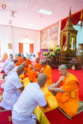 ภาพ No.102052:พิธีบรรพชาและอุปสมบทหมู่ธรรมทายาท ในโครงการอุปสมบทหมู่ รุ่นบูชาธรรมมหาปูชนียาจารย์ ณ วัดพระพุทธบาทราชวรมหาวิหาร และวัดนิคมวาสี อ.พระพุทธบาท จ.สระบุรี วันเสาร์ที่ 9 ธันวาคม พ.ศ. 2566