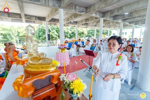 ภาพ No.158736:พิธีทอดผ้าป่า ศูนย์ปฏิบัติธรรมสวนผึ้ง จ.ราชบุรี วันที่ 15 กันยายน พ.ศ. 2567