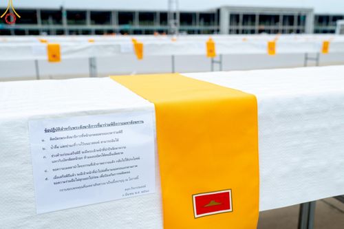 ภาพ No.218362:วันที่ 14-15 เมษายน พ.ศ. 2568 การเตรียมงานเครื่องเสียง , การเตรียมงานติดผ้ารับประเคน , การเตรียมงานเครื่องนอนพระสังฆาธิการ , การเตรียมงานจุดนั่งสาธุชน , การเตรียมงานถุงน้ำถ่วงน้ำหนักโต๊ะ , การเตรียมงานภาชนะฉันภัตตาหาร เพื่องานวันคุ้มครองโลก 22 เมษายน พ.ศ