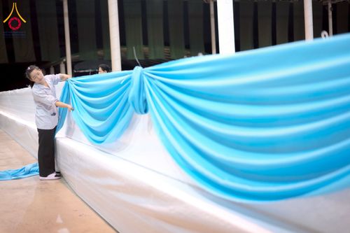 ภาพ No.213353:วันที่ 11-28 มีนาคม พ.ศ. 2568 เจ้าหน้าที่ และอาสาสมัคร เตรียมงานบุญวันคุ้มครองโลก ณ วัดพระธรรมกาย