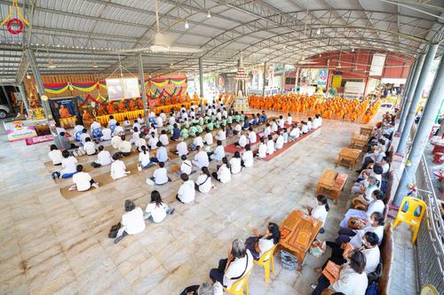 ภาพ No.106552:พิธีทอดผ้าป่าทำนุบำรุงศาสนสถาน ณ วัดใหม่นพรัตน์ ต.เนินมะปราง  อ.สองพี่น้อง จ.สุพรรณบุรี วันที่ 5 มกราคม พ.ศ. 2567