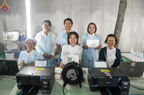 ภาพ No.106669:พิธีถวายภัตตาหารเป็นสังฆทาน แด่คณะพระธรรมยาตราฯ ในโครงการธรรมยาตรากตัญญูบูชา มหาปูชนียาจารย์ พระมงคลเทพมุนี(สด จนฺทสโร) พระผู้ปราบมาร อนุสรณ์สถาน 7 แห่ง ปีที่ 12 วันที่ 6 มกราคม พ.ศ. 2567 ณ อนุสรณ์สถานโลตัสแลนด์ จ.สุพรรณบุรี