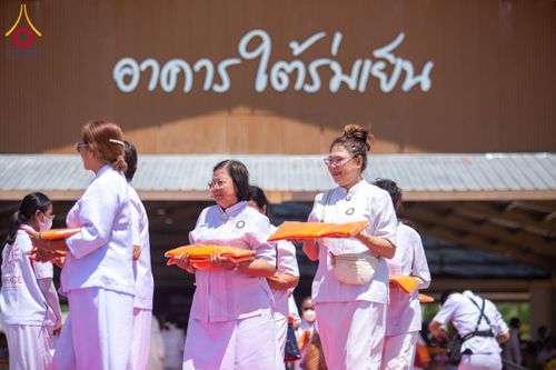 ภาพ No.211503:วันอาทิตย์ที่ 16 มีนาคม พ.ศ. 2568 พิธีทอดผ้าป่าฉลองปทุมเจดีย์ ณ ศูนย์อบรมเยาวชนปัตตานี