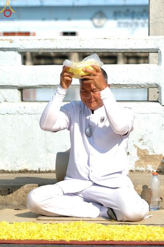 ภาพ No.116602:พิธีต้อนรับพระธรรมยาตรา ปีที่ 12 ณ อนุสรณ์สถานบางปลา จ.นครปฐม วันที่ 21 มกราคม พ.ศ. 2567