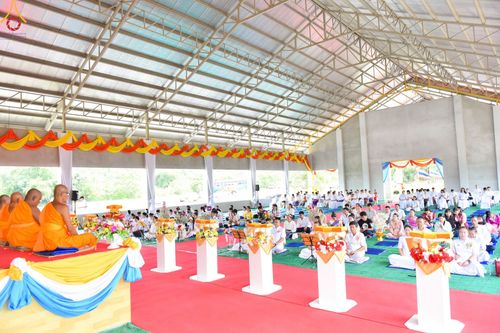 พิธีทอดกฐินสามัคคี เพื่อสร้างอาคารปฏิบัติธรรม พระมงคลเทพมุนี (สด จนฺทสโร) ณ ธุดงคสถานเขาย้อย ต.สระพัง อ. เขาย้อย จ.เพชรบุรี วันอาทิตย์ที่ 12 พฤศจิกายน พ.ศ. 2566