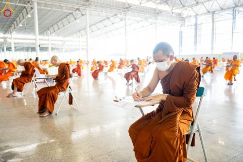 ภาพ No.91340:พิธีสอบธรรมสนามหลวง นักธรรมชั้นตรี วันที่ 23-26 ตุลาคม พ.ศ. 2566 ณ วัดพระธรรมกาย