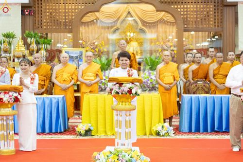 ภาพ No.234992:วันเสาร์ที่ 26 กรกฎาคม พ.ศ. 2568 พิธีทอดผ้าป่าบูรณปฏิสังขรณ์ วัดสามพระยาวรวิหาร ณ ศาลาอบรมสงฆ์ วัดสามพระยาวรวิหาร เขตพระนคร กรุงเทพมหานครฯ