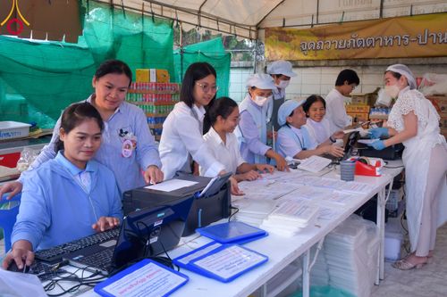 ภาพ No.113634:พิธีถวายภัตตาหารเป็นสังฆทาน แด่คณะพระธรรมยาตรา ปีที่ 12 วันที่ 17 มกราคม พ.ศ. 2567 ณ วัดโบสถ์(บน) บางคูเวียง จ.นนทบุรี