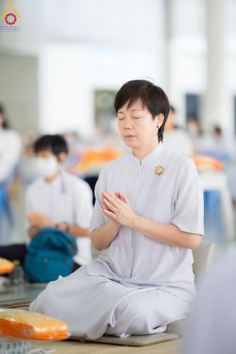 ภาพ No.115548:พิธีเจริญพระพุทธมนต์ และถวายภัตตาหาร ในวาระครบ 115 ปี วันคล้ายวันเกิด คุณยายอาจารย์ มหารัตนอุบาสิกาจันทน์ ขนนกยูง (ผู้ให้กำเนิดวัดพระธรรมกาย) วันศุกร์ที่ 19 มกราคม พ.ศ. 2567 ณ หอฉันคุณยายอาจารย์ วัดพระธรรมกาย