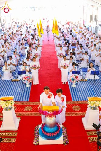 ภาพ No.211528:วันอาทิตย์ที่ 16 มีนาคม พ.ศ. 2568 พิธีทอดผ้าป่าฉลองปทุมเจดีย์ ณ ศูนย์อบรมเยาวชนปัตตานี