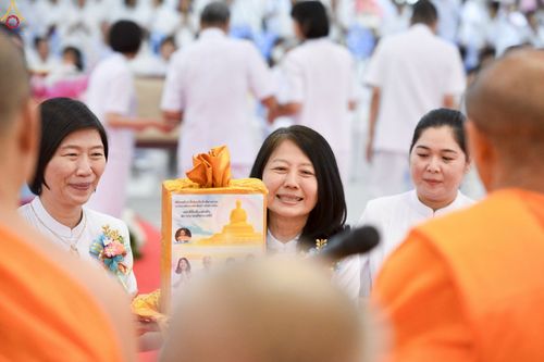 ภาพ No.246860:วันอาทิตย์ที่ 14 กันยายน พ.ศ. 2568 พิธีทอดผ้าป่า ซื้อดิน ปรับพื้นที่ลานธรรม  และพิธีกลั่นแผ่นดิน โปรยทราย สถาปนาองค์พระเจดีย์ เพื่อสร้างสันติภาพโลก  ณ ศูนย์ปฏิบัติธรรมสระบุรี อ.พระพุทธบาท จ.สระบุรี